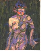 Ernst Ludwig Kirchner Female nude with shadow of a twig Germany oil painting artist